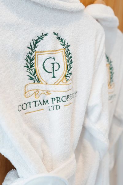 Embroidered Cottam Property robes